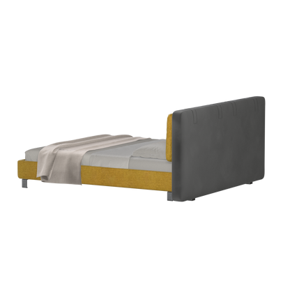 Giovanna Double Bed with Elegant Headboard