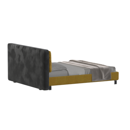 Giovanna Double Bed with Elegant Headboard