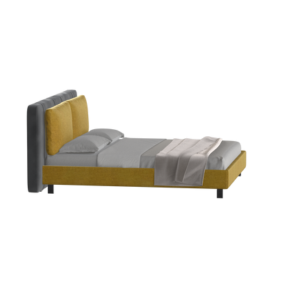 Giovanna Double Bed with Elegant Headboard