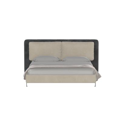 Giovanna Double Bed with Elegant Headboard