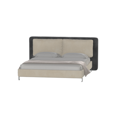 Giovanna Double Bed with Elegant Headboard