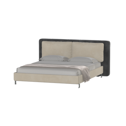 Giovanna Double Bed with Elegant Headboard