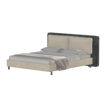 Giovanna Double Bed with Elegant Headboard