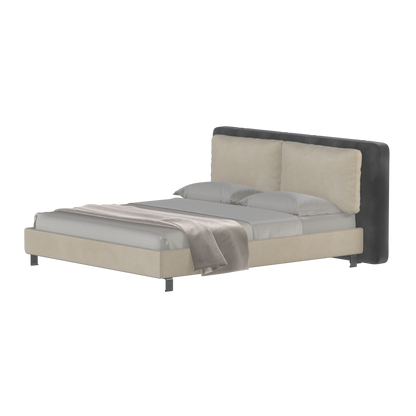 Giovanna Double Bed with Elegant Headboard