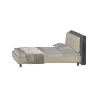 Giovanna Double Bed with Elegant Headboard