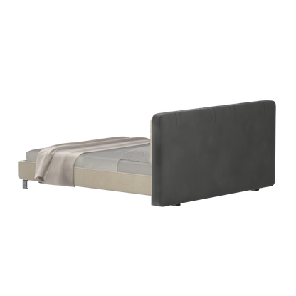 Giovanna Double Bed with Elegant Headboard