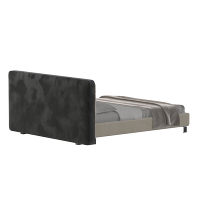 Giovanna Double Bed with Elegant Headboard