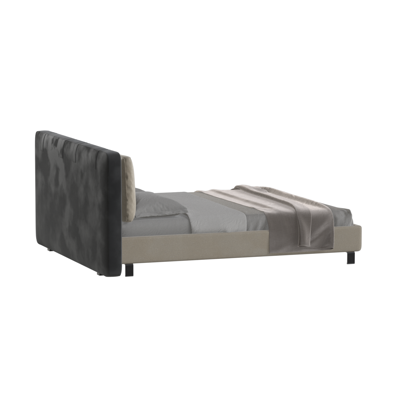 Giovanna Double Bed with Elegant Headboard