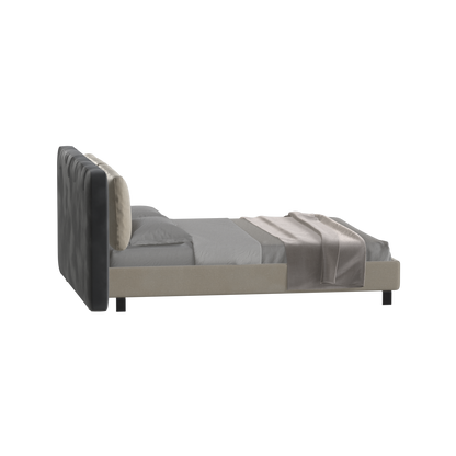 Giovanna Double Bed with Elegant Headboard