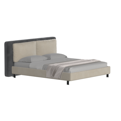 Giovanna Double Bed with Elegant Headboard