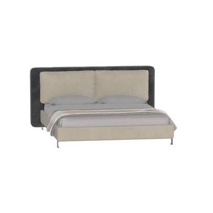 Giovanna Double Bed with Elegant Headboard