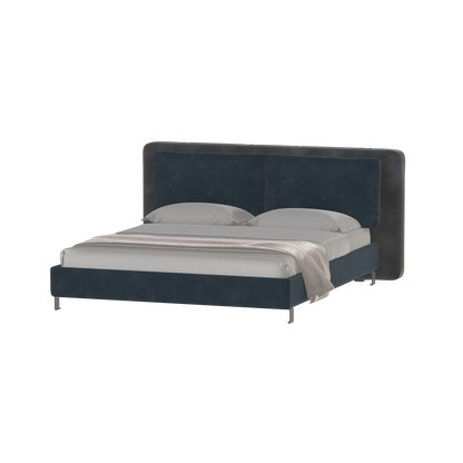 Giovanna Double Bed with Elegant Headboard