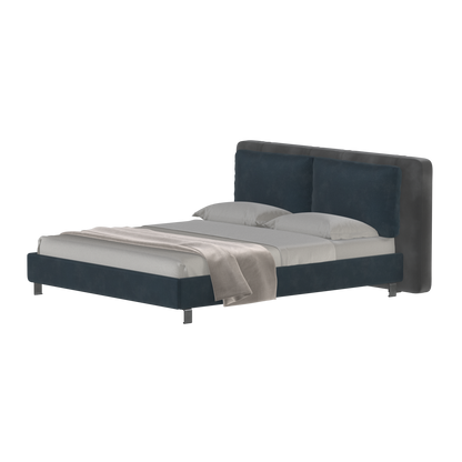 Giovanna Double Bed with Elegant Headboard