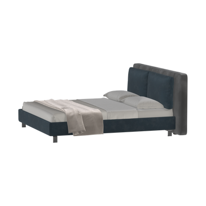 Giovanna Double Bed with Elegant Headboard