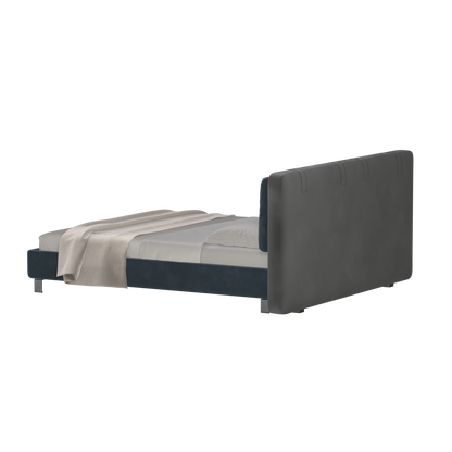 Giovanna Double Bed with Elegant Headboard