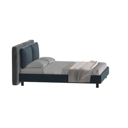 Giovanna Double Bed with Elegant Headboard