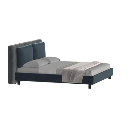 Giovanna Double Bed with Elegant Headboard