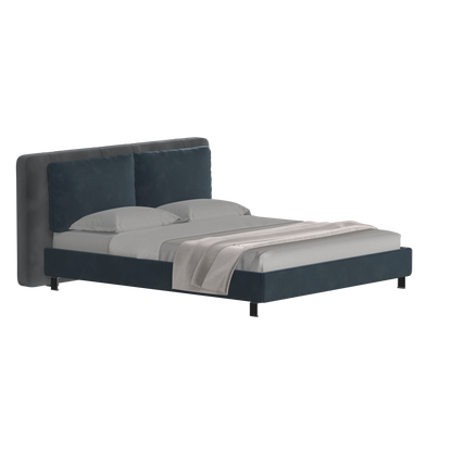 Giovanna Double Bed with Elegant Headboard
