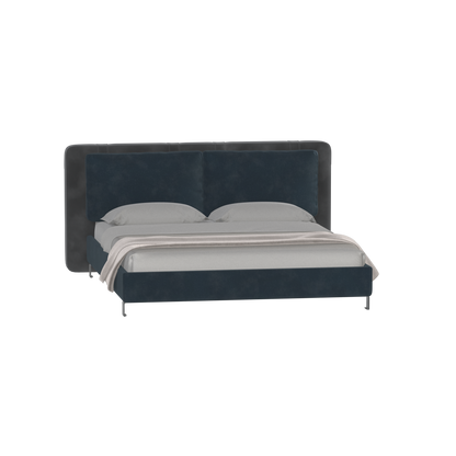 Giovanna Double Bed with Elegant Headboard