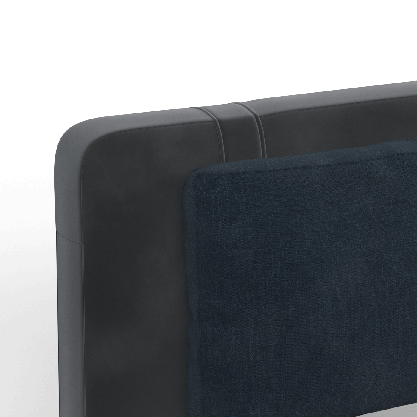 Giovanna Double Bed with Elegant Headboard