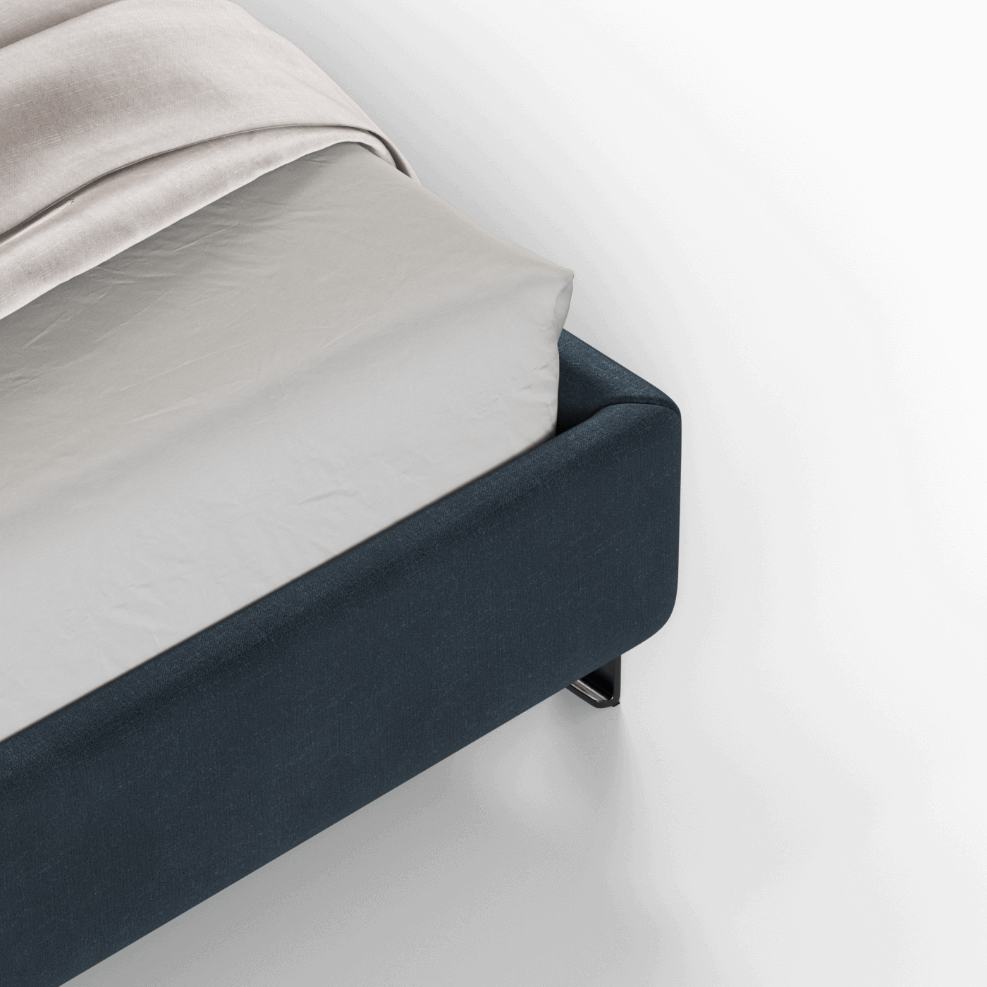 Giovanna Double Bed with Elegant Headboard