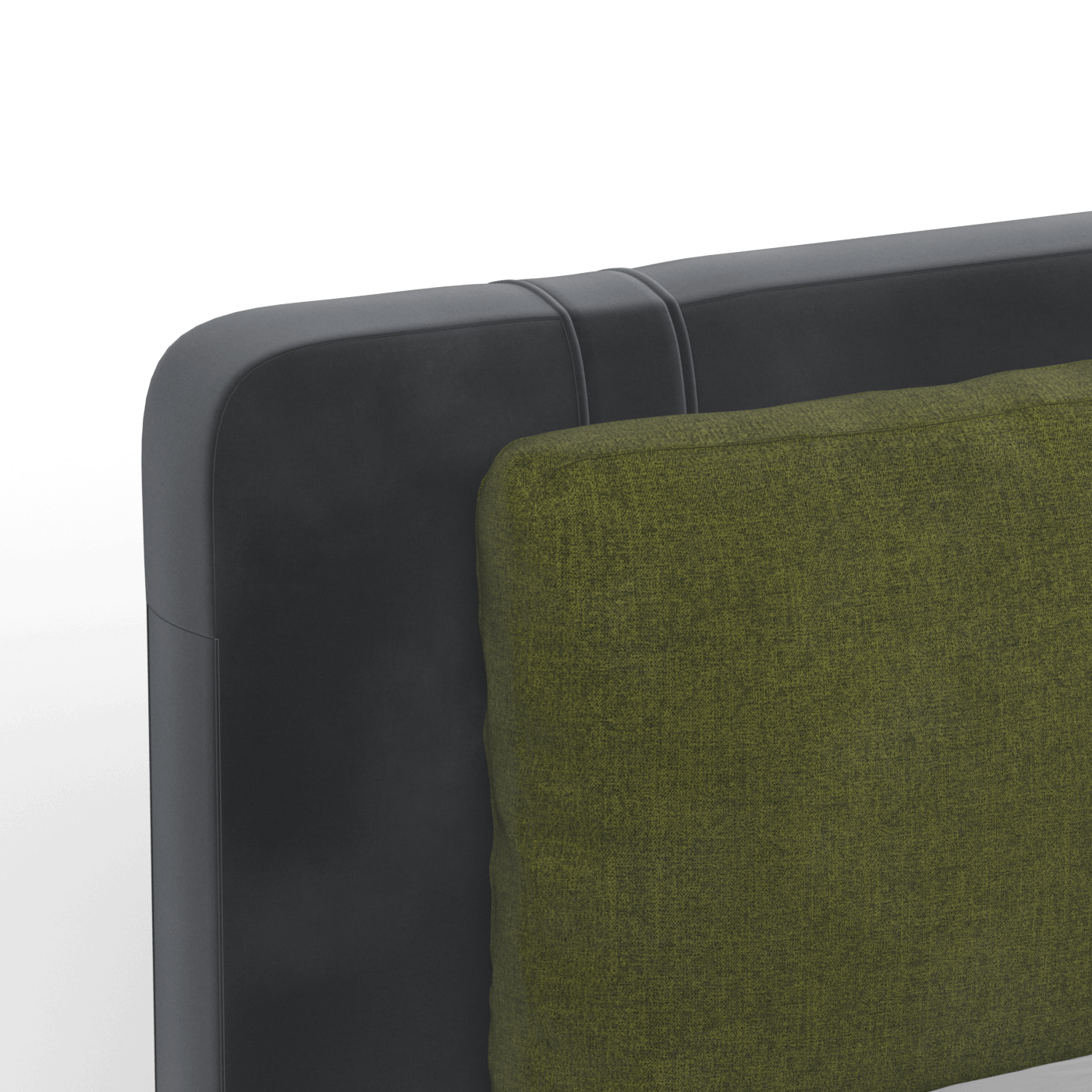 Giovanna Double Bed with Elegant Headboard