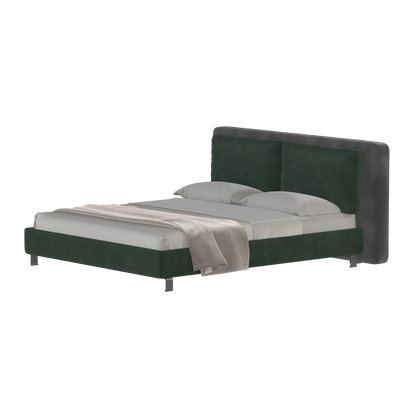 Giovanna Double Bed with Elegant Headboard