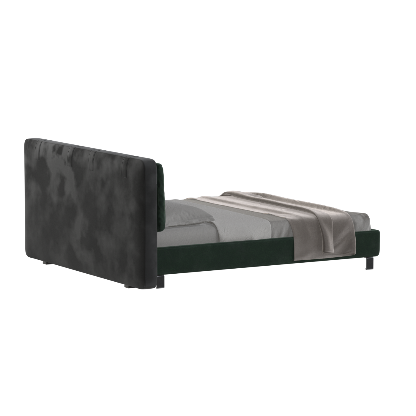 Giovanna Double Bed with Elegant Headboard