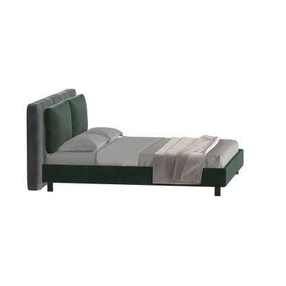 Giovanna Double Bed with Elegant Headboard