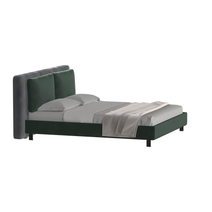 Giovanna Double Bed with Elegant Headboard