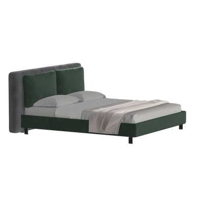 Giovanna Double Bed with Elegant Headboard