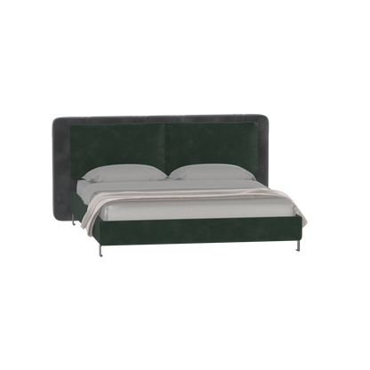 Giovanna Double Bed with Elegant Headboard