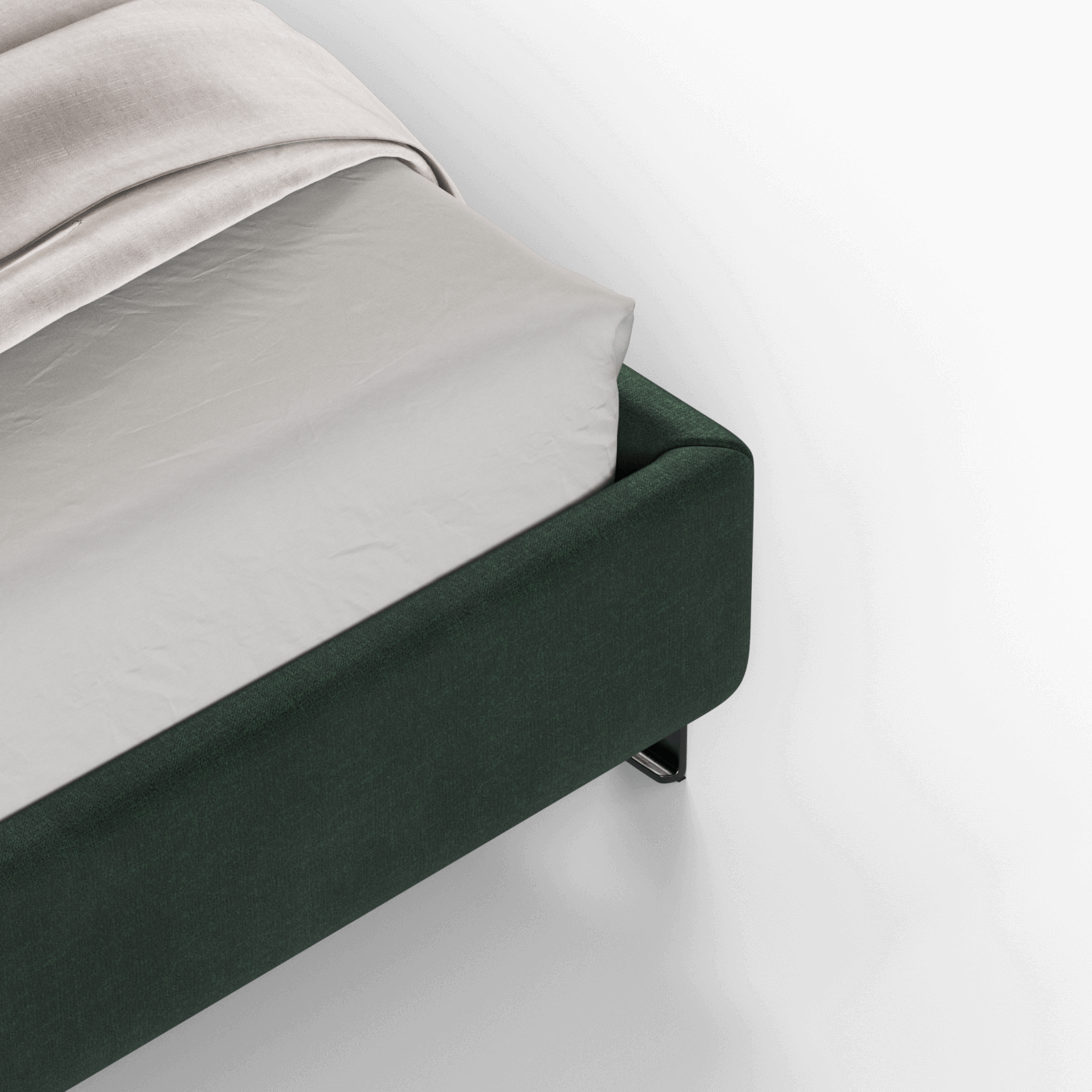 Giovanna Double Bed with Elegant Headboard