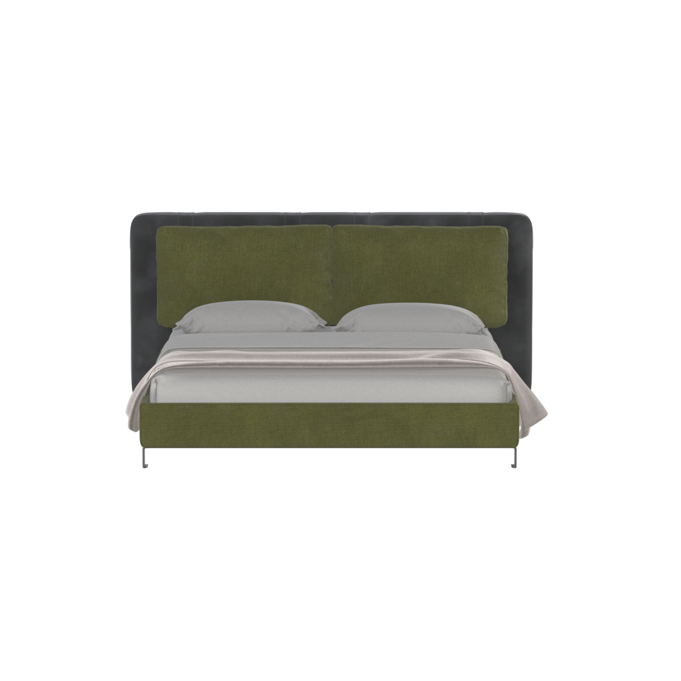 Giovanna Double Bed with Elegant Headboard