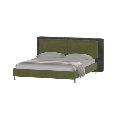 Giovanna Double Bed with Elegant Headboard