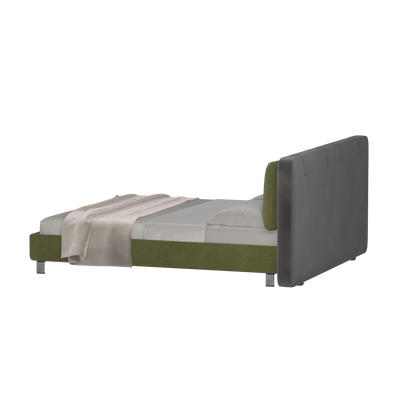 Giovanna Double Bed with Elegant Headboard