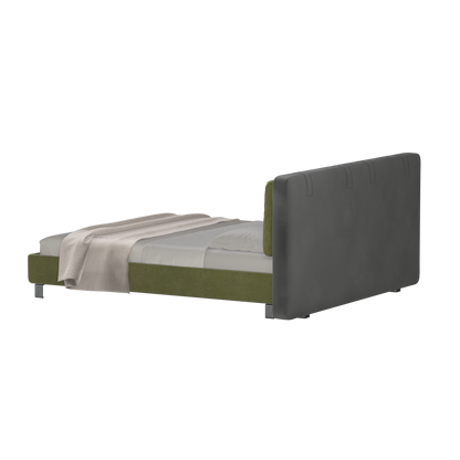 Giovanna Double Bed with Elegant Headboard