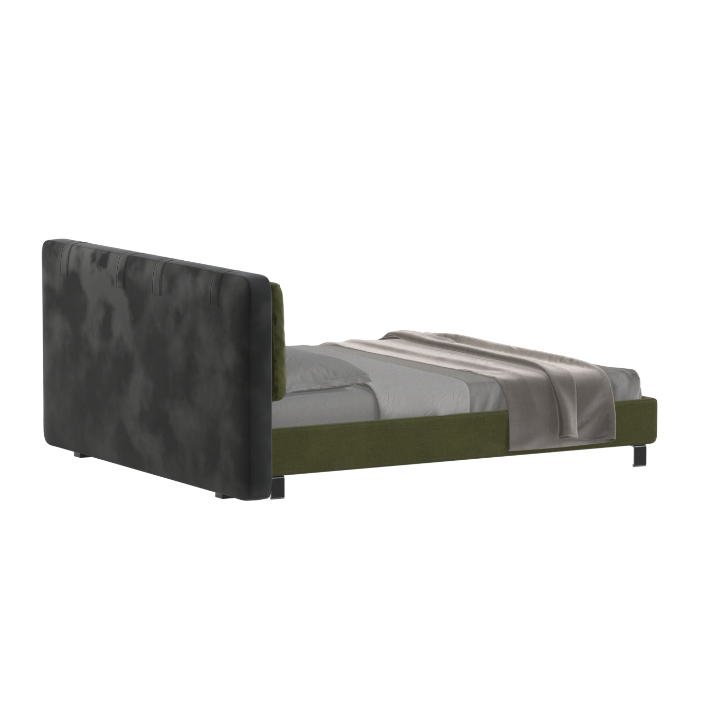 Giovanna Double Bed with Elegant Headboard