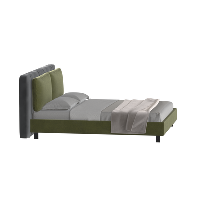 Giovanna Double Bed with Elegant Headboard