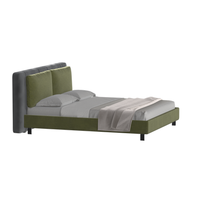 Giovanna Double Bed with Elegant Headboard