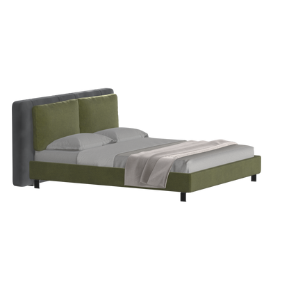 Giovanna Double Bed with Elegant Headboard