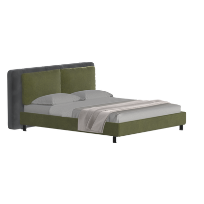 Giovanna Double Bed with Elegant Headboard