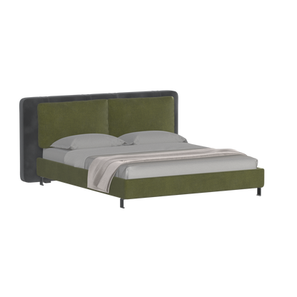 Giovanna Double Bed with Elegant Headboard
