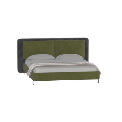 Giovanna Double Bed with Elegant Headboard