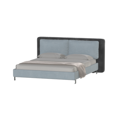 Giovanna Double Bed with Elegant Headboard