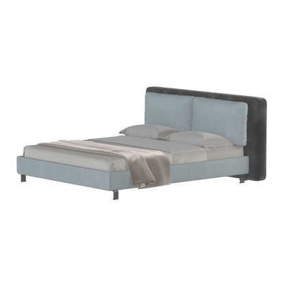 Giovanna Double Bed with Elegant Headboard