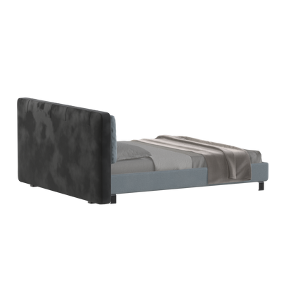 Giovanna Double Bed with Elegant Headboard