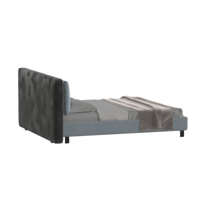 Giovanna Double Bed with Elegant Headboard