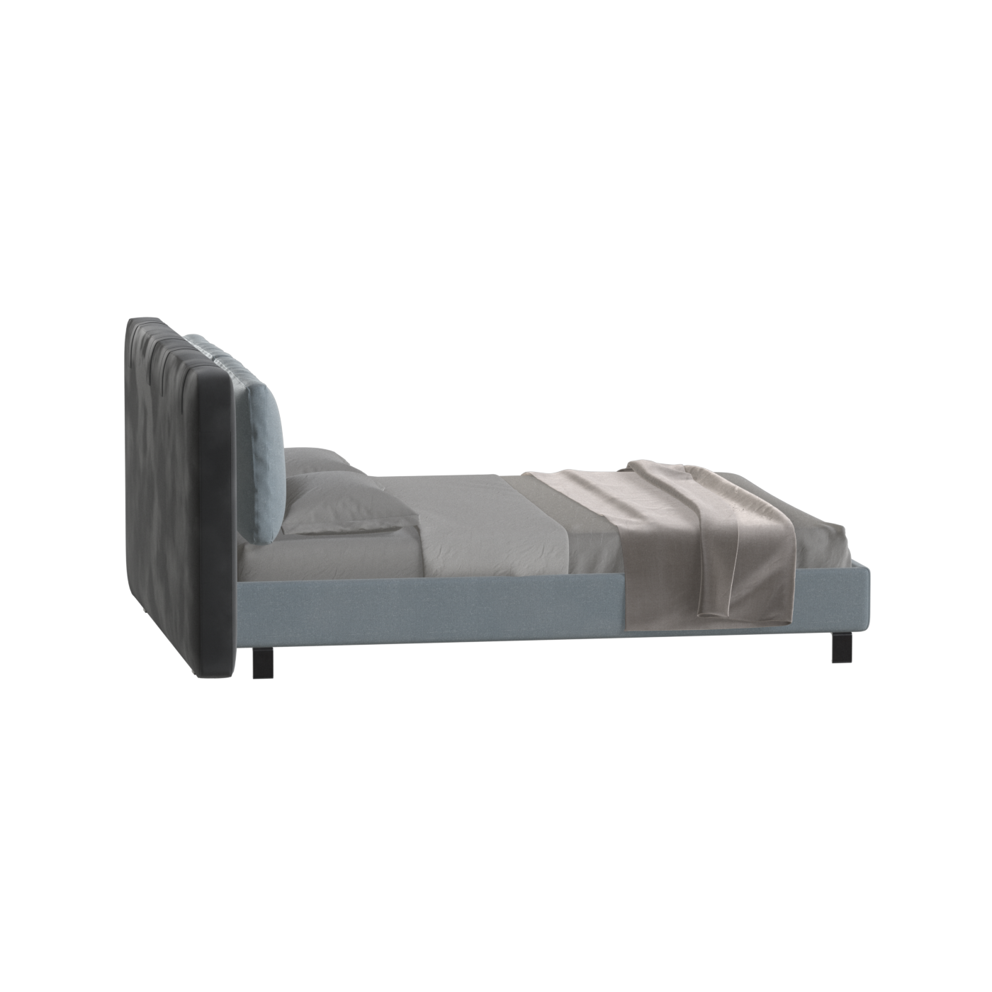 Giovanna Double Bed with Elegant Headboard