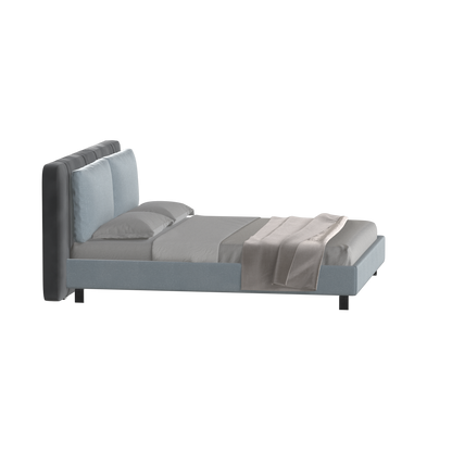 Giovanna Double Bed with Elegant Headboard